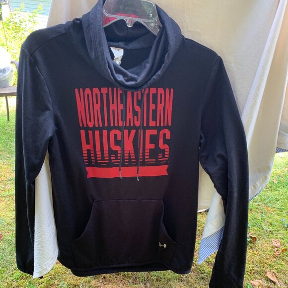 Northeastern Huskies Under Armor All Day Fleece Pullover - Picture 3 of 5